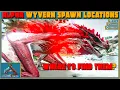 ARK Crystal Isles - ALPHA Wyvern ALL Spawn Locations