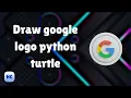 How to draw google logo with python
