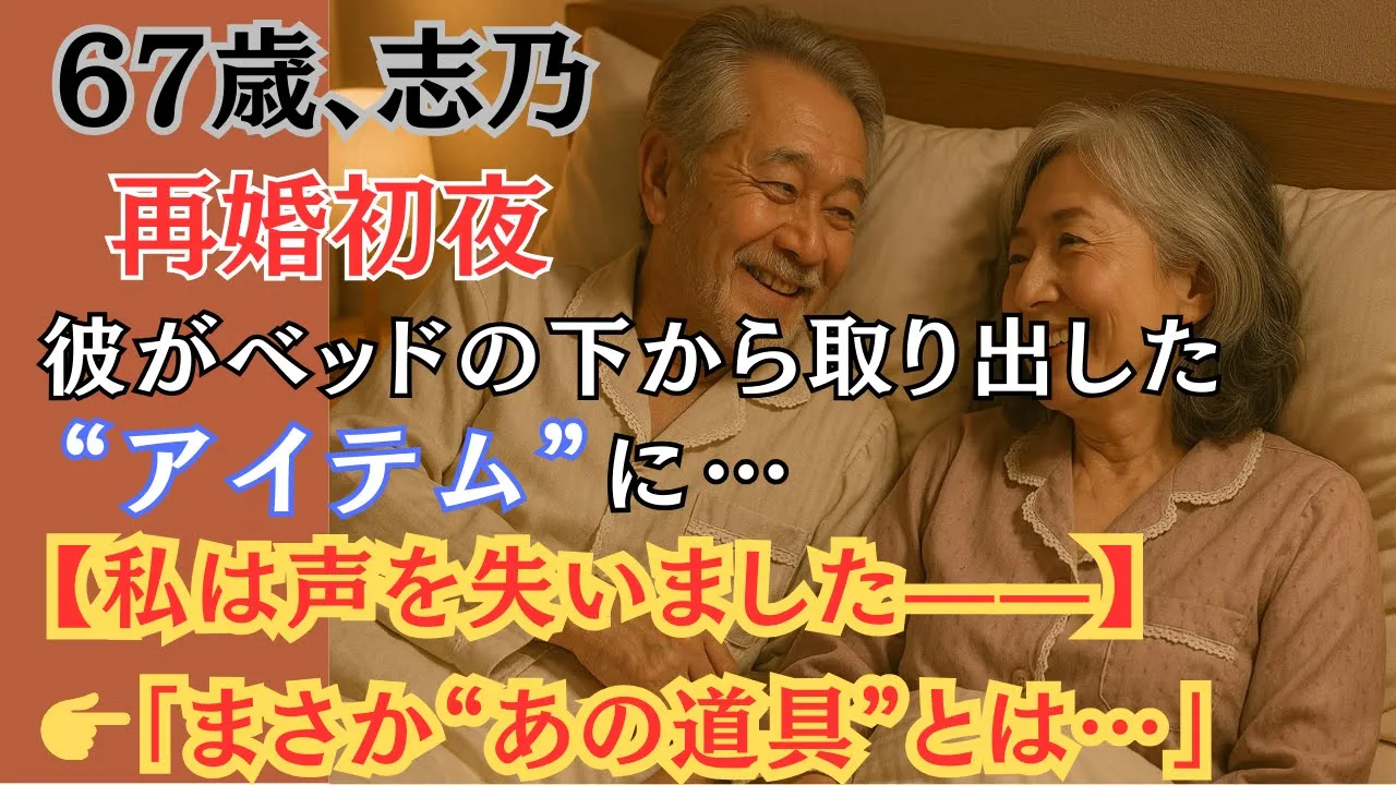 Outline Video 《67歳志乃、再婚初夜》彼がベッドの下から取り出した“あのアイテム”に、私は言葉を失いました…