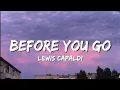 Download Lagu Lewis Capaldi - Before You Go (lyrics)