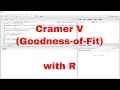 R - Cramer s V for Pearson chi-square goodness-of-fit