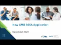 New CMS 855A Application