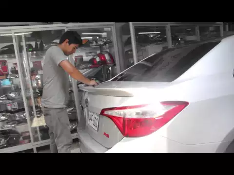 Download MP3 COROLLA 2015 - INSTALATION VIDEO SPOILER RS TYPE.