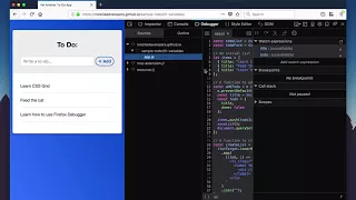 Firefox DevTools Playground Debugger - Overview