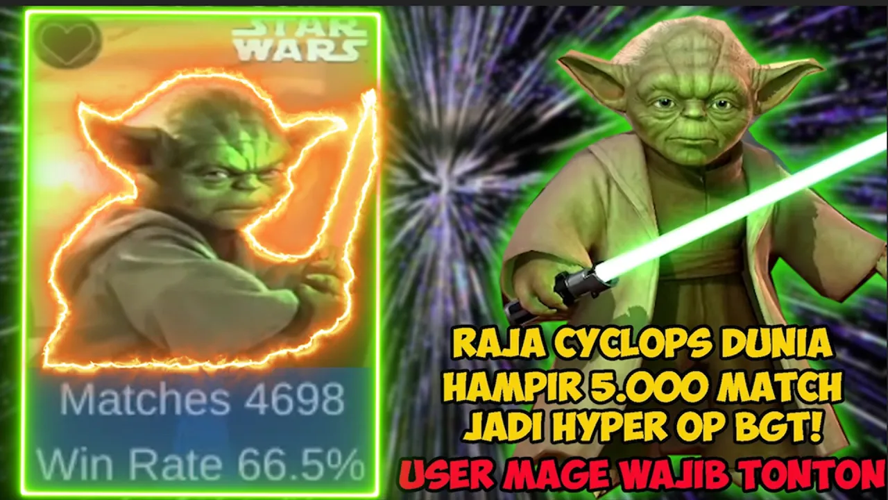 RAJA DUNIA CYCLOPS 4.000 MATCH META HYPER OP BGT SKILL NO COOLDOWN! TOP1GLOBAL CYCLOPS MOBILELEGENDS