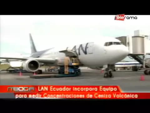 LAN Ecuador incorpora equipo para medir concentraciones de ceniza volcánica