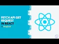 Fetch data using Fetch API in React in Hindi - opendevs