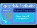 Configure VPS Server to Deploy Node js App Lesson 2 Configure Network Connection on VPS Server