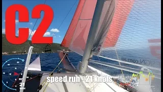 C2 Speed Stick Attempt 21 knots top speed