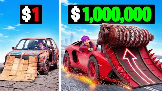 $1 vs $1,000 vs $1,000,000 RAMP CAR