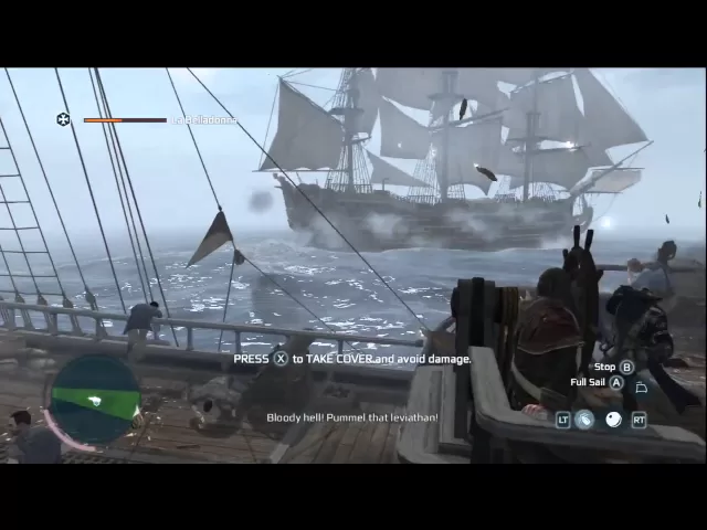 Assassin's Creed 3 gameplay - Boarding a Ship