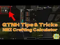 GTNH Tips Tricks The NEI Crafting Calculator