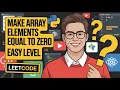 LeetCode 3354 Make Array Elements Equal to Zero Optimized Java Solution Explained