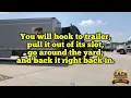 UPS Road Test Jan 2025 - You will be tested in an automatic tractor posses knowledge of backing