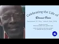 Funeral Tribute Service Of Dennis Bain