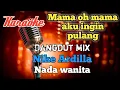 Download Lagu Mama aku ingin pulang - Nike Ardilla | Karaoke Dangdut mix nada wanita