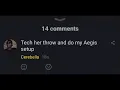 Tech her throw and do my aegis setup