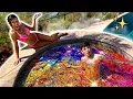 I Filled My Hot Tub With GLITTER - Experiment ft Molly Eskam