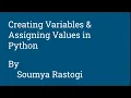 Variables Assignment in Python