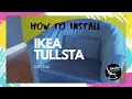 How to install IKEA Tullsta slipcover in Velvet - IKEA UPCYCLED