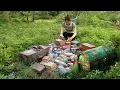 Download Lagu Full: Poor single mother find precious treasure outside on lawn - Collecting scrap discarded