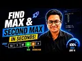Max Element and Second Max Element in an Array Day 4 100 days of DSA with JAVA