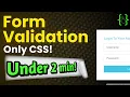 Make Form Validation Effortless with CSS Selector invalid CSS selector explained
