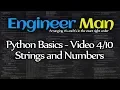 Strings and Numbers - Python Basics