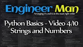Strings and Numbers - Python Basics
