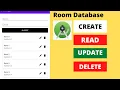 All About Room Database CRUD operations In Room Database Android Studio Code The World