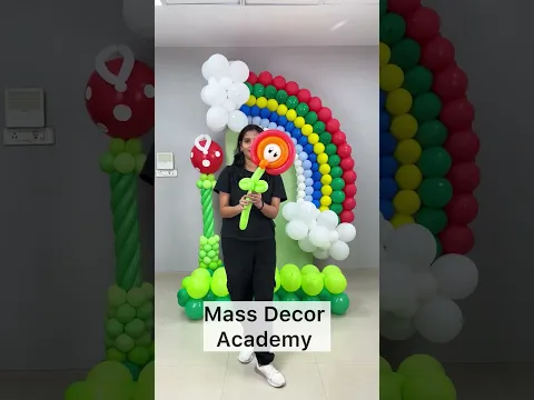 Mario Theme Balloon Decoration