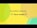 7 Introduction - Java Loops II Hindi
