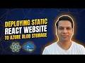 Deploying Static React Website to Azure Blob Storage