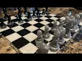 DIY Raider themed chessboard for ETSY shop