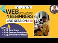 Web for beginners SESSION - PHP Functions