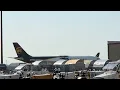 UPS AIRLINES FLIGHT 5195 HEAVY FROM DFW AIRPORT TO PHL AIRPORT A-300-600 TAKEOFF ON RUNWAY 17R