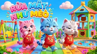 Mèo Rửa Mặt - Đàn Gà Trong Sân - Nhạc Thiếu Nhi Hoạt Hình 🎶 Ca Nhạc Hoạt Hình Vui Nhộn