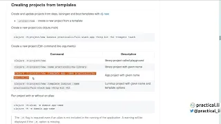 Creating Clojure Projects with clj-new and templates