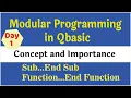 SEE Computer science Modular Programming in QBASIC SUB and FUNCTION Day 1 EduByte