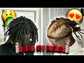 DYING MY DREADS BROWN AND BLONDE