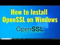How to Install OpenSSL on Windows 11 2026