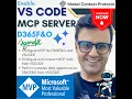 Configure MCP server with D365F O using VSCode