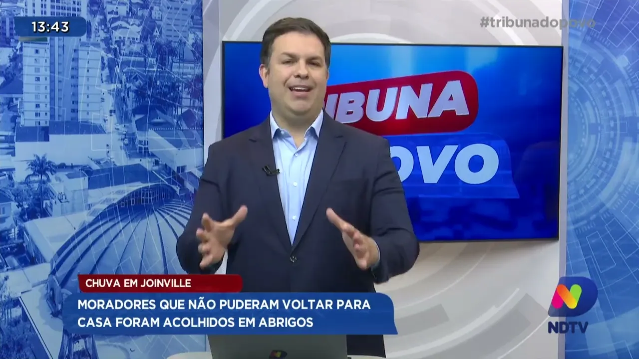 Chuva em Joinville: moradores que não puderam voltar para casa foram acolhidos em abrigos