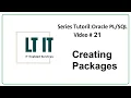 Oracle Program Units Lesson 4 Part 1 Creating Packages