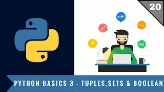 Python Tutorials Beginners Basics Tuples Sets Boolean 03 Full Stack