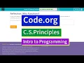 Creating Functions Lesson 5 13 Tutorial with Answers Code org CS Principles