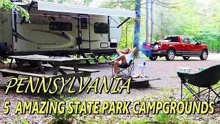 5 INCREDIBLE Pennsylvania State Park Campgrounds Bucket List RV Trip