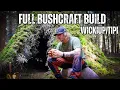 Download Lagu Full Build: Traditional Native American Bushcraft Wickiup Shelter and Camp inside! 24 Hours.
