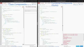 Class based Components to Functional Components hooks