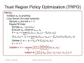 CS885 Module 1 Trust region proximal policy optimization